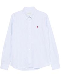 Ami Paris - Gestreept Overhemd - Lyst