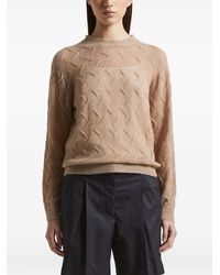 Peserico - Cable-knit Sweater - Lyst