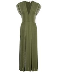 Zeus+Dione - Selene V-Neck Midi Dress - Lyst