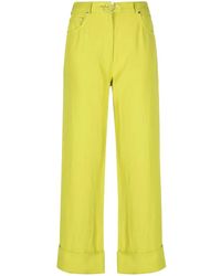 Stella McCartney - High-Waisted Straight-Leg Trousers - Lyst