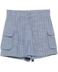 BLAKLACE - Pinstripe Cargo Shorts - Lyst