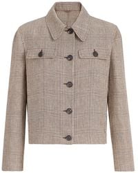 Brunello Cucinelli - Monili-Detail Button-Fastening Jacket - Lyst