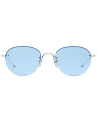 Thom Browne - Round-Frame Rimless Sunglasses - Lyst