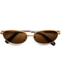Jacquemus - Alba Oval-Frame Sunglasses - Lyst