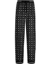 Dolce & Gabbana - Hose Mit Geometrischem Muster - Lyst
