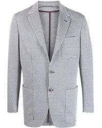 Canali - Houndstooth Single-breasted Blazer - Lyst