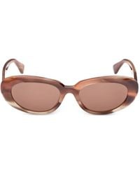 Max Mara Eyewear - Oval-Frame Sunglasses - Lyst