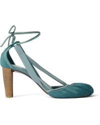 Lemaire - Ballerines Pedille 80 Mm À Talon En Cuir Façon Poulain - Lyst