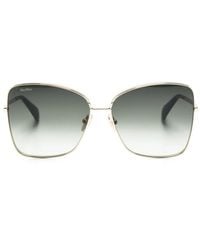 Max Mara Eyewear - Mm0097 Menton1 Geometric-Frame Sunglasses - Lyst