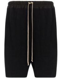 Rick Owens - Boxers Drawstring-Waist Shorts - Lyst