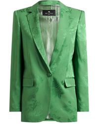 Etro - Double Breasted Jacket - Lyst