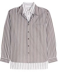 Dries Van Noten - Double-Layer Cotton Shirt - Lyst