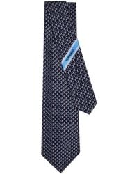 Ferragamo - Gancini-Pattern Silk Tie - Lyst