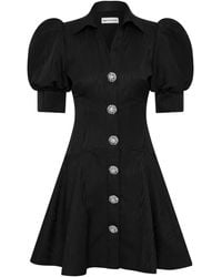 Rebecca Vallance - Robe Courte Narcissa À Manches Bouffantes - Lyst