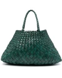 Dragon Diffusion - Kleine Santa Croce Leren Tas - Lyst