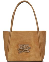 KARL LAGERFELD - Cabas K/Autograph À Patch - Lyst