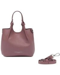 Gianni Chiarini - Small Dua Grained-Leather Shoulder Bag - Lyst