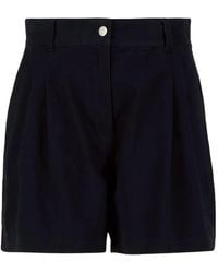 Barbour - Fern Pleated Shorts - Lyst