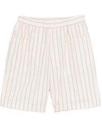 RANRA - Striped Shorts - Lyst