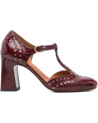 Chie Mihara - Pumps Traforate Con Cinturino A T 85Mm - Lyst