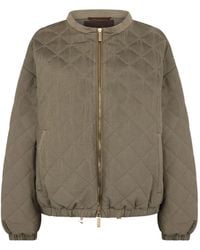 Moorer - Elvira Quilted Bomber Jacket - Lyst