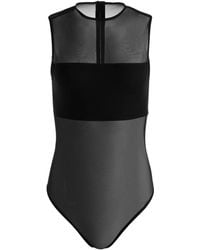 Alice + Olivia - Bandeau Bodysuit - Lyst