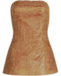 Silvia Tcherassi - Astor Textured Strapless Top - Lyst