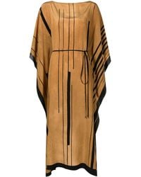 Lenny Niemeyer - Striped Silk Beach Dress - Lyst