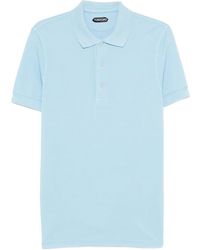 Tom Ford - Cotton Blend Polo Shirt - Lyst