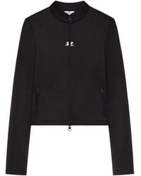 Courreges - Giacca Crop Con Zip - Lyst