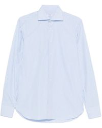 Borriello - Striped Cotton Shirt - Lyst