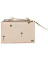 Bimba Y Lola - Palms Zip Leather Wallet - Lyst