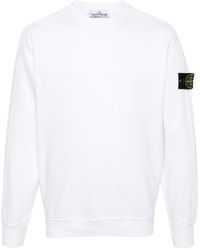 Stone Island - Garment Dyed Crewneck Sweatshirt - Lyst