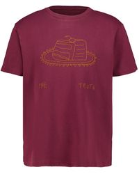 BAZISZT - Embroidered Cotton T-Shirt - Lyst