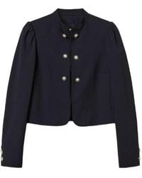 Twinset - Mandarin-Collar Decorative-Button Jacket - Lyst