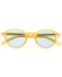 Garrett Leight - Flipper Round-Frame Sunglasses - Lyst