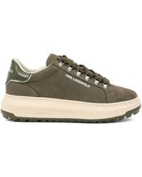 Karl Lagerfeld - Zapatillas con cordones y plataforma - Lyst