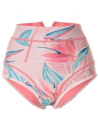 Duskii Bas de bikini Sahara à taille haute - Rose