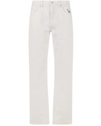 Cherry World - Embroidery-Detail Jeans - Lyst