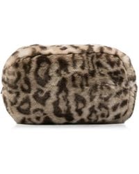 Apparis - Leopard-Print Faux-Fur Make-Up Bag - Lyst