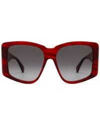 Max Mara Eyewear - Logo-Print Sunglasses - Lyst