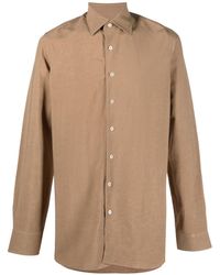 Lardini - Long-sleeved Button-up Shirt - Lyst