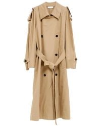 The Row - Button Belted Coat - Lyst