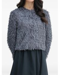 Ouí - Strickjacke Mit Feder-Effekt - Lyst