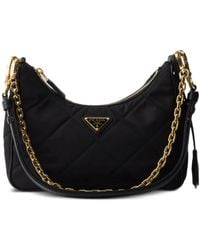 Prada - Mini Re-Edition Quilted Chain Shoulder Bag - Lyst