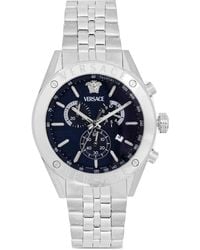 Versace - Chronograph 44 Mm Horloge - Lyst