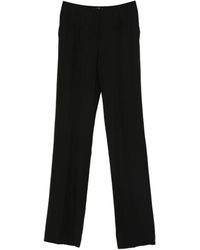 Mugler - Pleated-Front Straight-Leg Trousers - Lyst