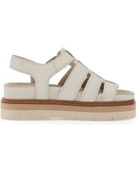 Clarks - Buckle Platform Sandals - Lyst