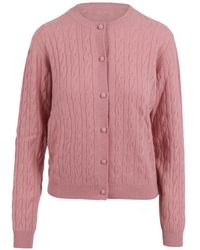 Filippa K - Cailin Cable-Knit Cardigan - Lyst