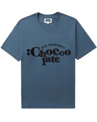 Chocoolate - T-shirt en coton à logo imprimé - Lyst
